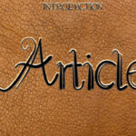 Article Font - Featured Image