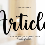 Article Font - Featured Image