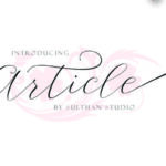 Article Script Font - Featured Image