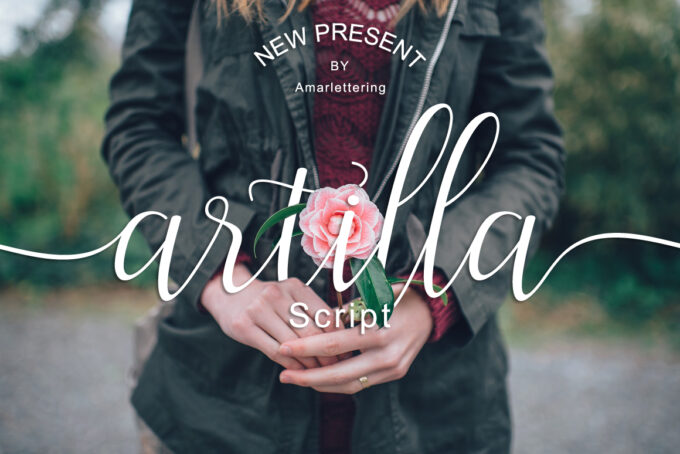Artilla Script Font - Featured Image