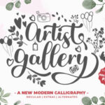 Artist Gallery Font - Featured Image