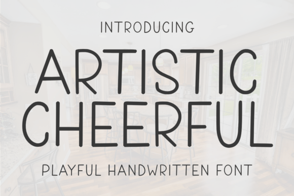 Artistic Cheerful Font - Featured Image