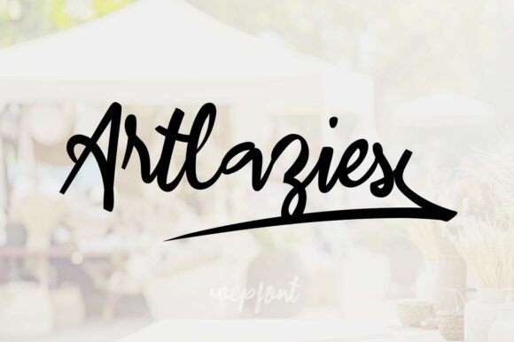 Artlazies Font - Featured Image
