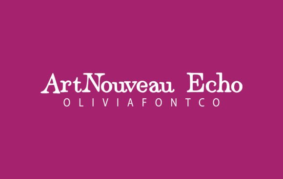 Artnouveau Echo Font - Featured Image