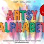 Artsy Alphabet Font - Featured Image