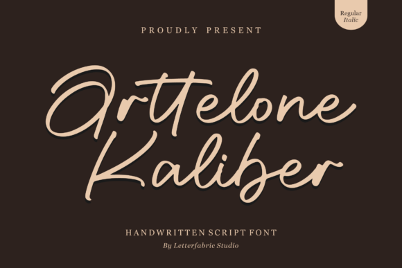 Arttelone Kaliber Font - Featured Image