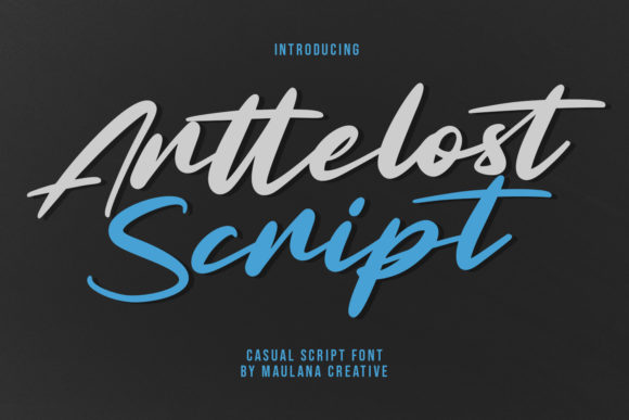 Arttelost Script Font - Featured Image