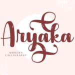 Aryaka Font - Featured Image