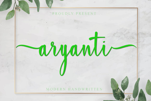 Aryanti Font - Featured Image