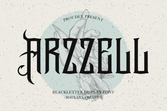 Arzzell Font - Featured Image