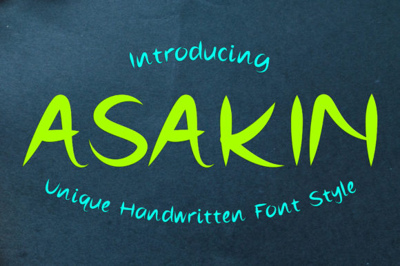 Asakin Font - Featured Image