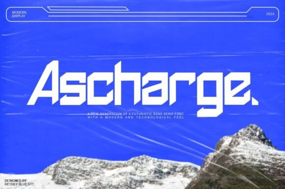 Ascharge Font - Featured Image