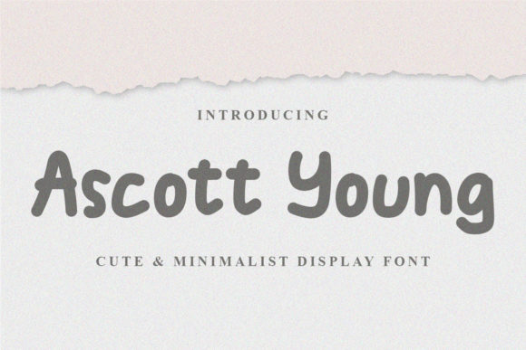 Ascott Young Font - Featured Image