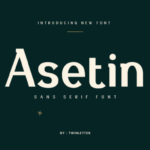 Asetin Font - Featured Image