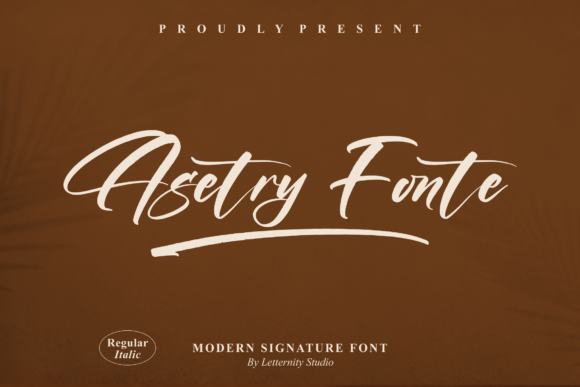 Asetry Fonte Font - Featured Image