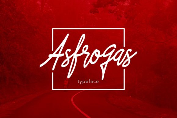 Asfrogas Font - Featured Image