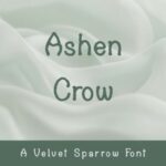 Ashen Crow Font - Featured Image
