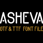 Asheva Font - Featured Image