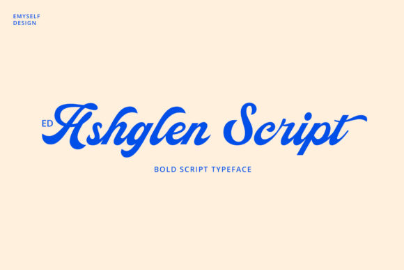 Ashglen Script Font - Featured Image