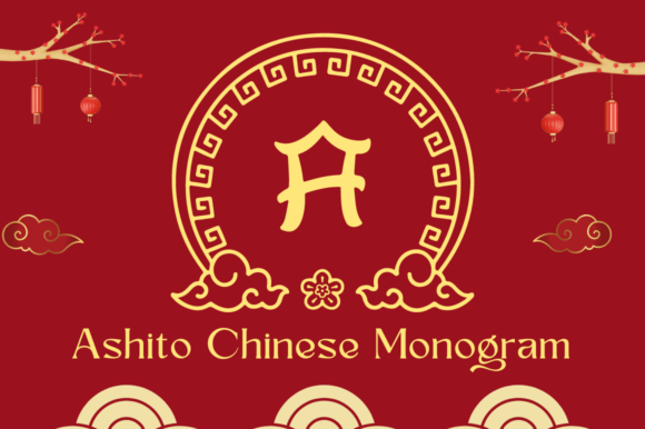 Ashito Chinese Monogram Font - Featured Image