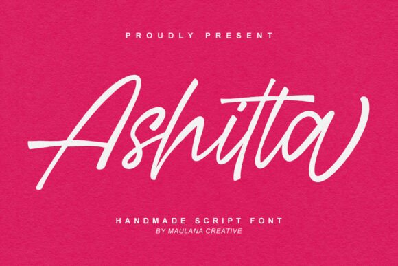 Ashitta Font - Featured Image