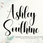 Ashley Southine Font - Featured Image