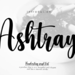 Ashtray Font - Featured Image