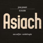Asiach Font - Featured Image