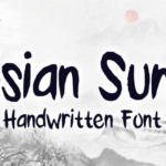 Asian Sumi Font - Featured Image