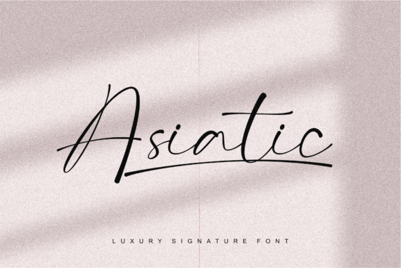 Asiatic Signature Script Font - Featured Image