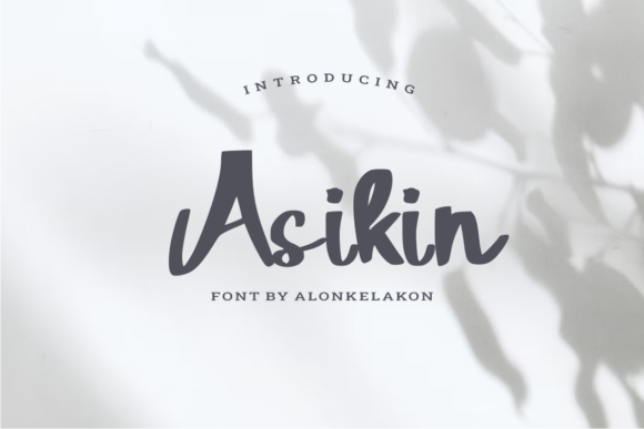 Asikin Font - Featured Image