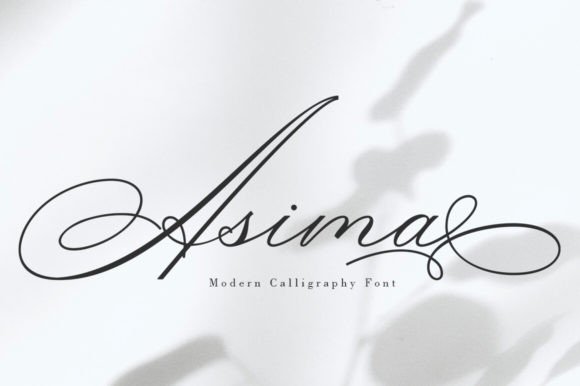 Asima Font - Featured Image