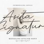 Asita Signature Font - Featured Image