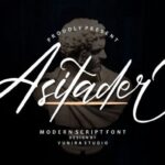 Asitader Font - Featured Image
