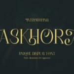 Askhora Font - Featured Image