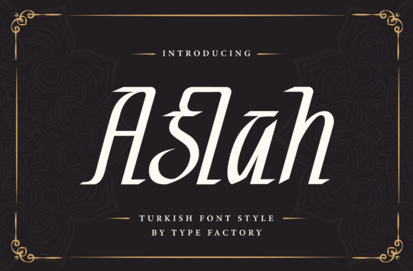 Aslah Font - Featured Image