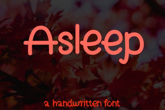 Asleep Font - Featured Image