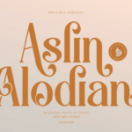 Aslin Alodian Font - Featured Image