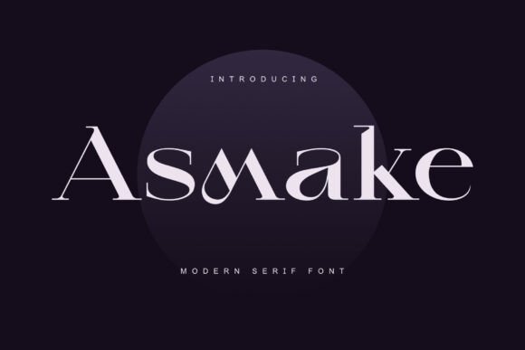 Asmake Font - Featured Image