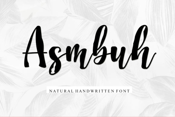 Asmbuh Font - Featured Image