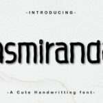 Asmiranda Font Font - Featured Image