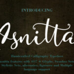 Asnitta Font - Featured Image