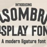 Asombra Font - Featured Image