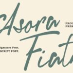Asora Fiatn Font - Featured Image