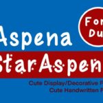 Aspena Font - Featured Image