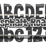Asphalt Road Font - Featured Image