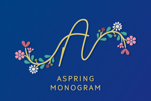 Aspring Monogram Font - Featured Image