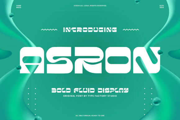 Asron Font - Featured Image