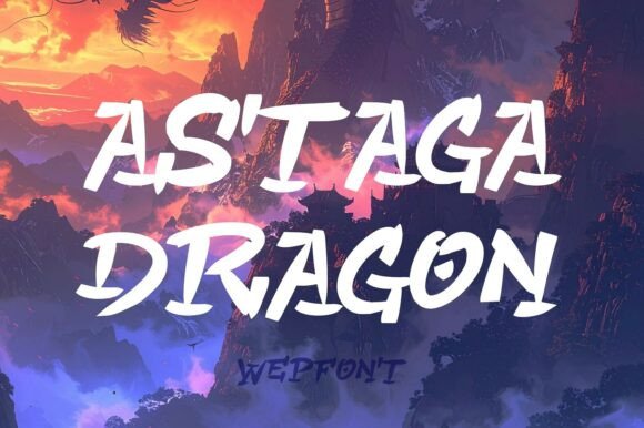 Astaga Dragon Font - Featured Image