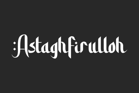 Astaghfirulloh Font - Featured Image